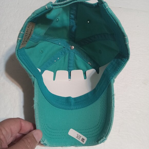 KBETHOS Vintage Women's Rodeo Sweetheart Distressed Western Hat/Cap OSFM - Picture 6 of 7